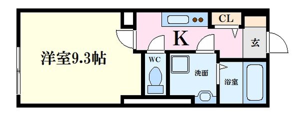 オークランドヒルズ仁保南の物件間取画像